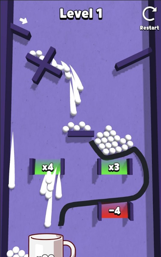 畫球克隆器游戲中文版（Draw Ball）截圖4