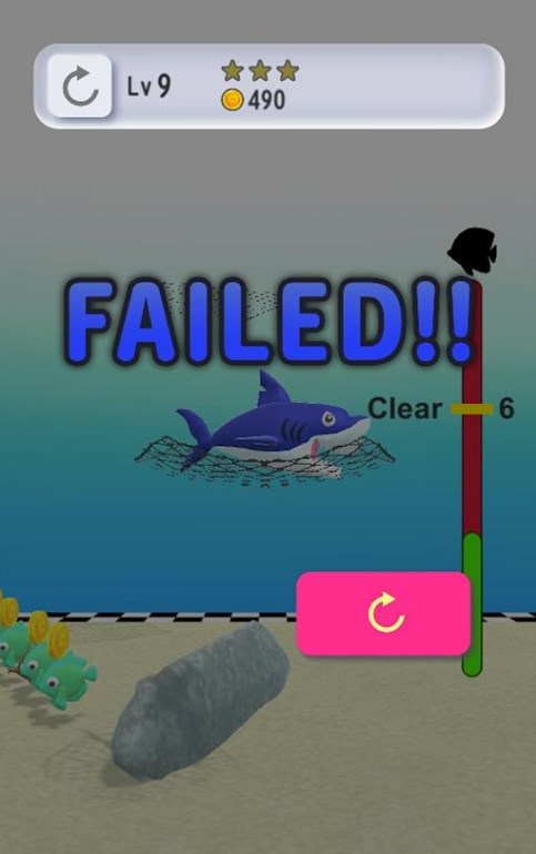 彈射鯊魚游戲版（Reflecting Shark）截圖1