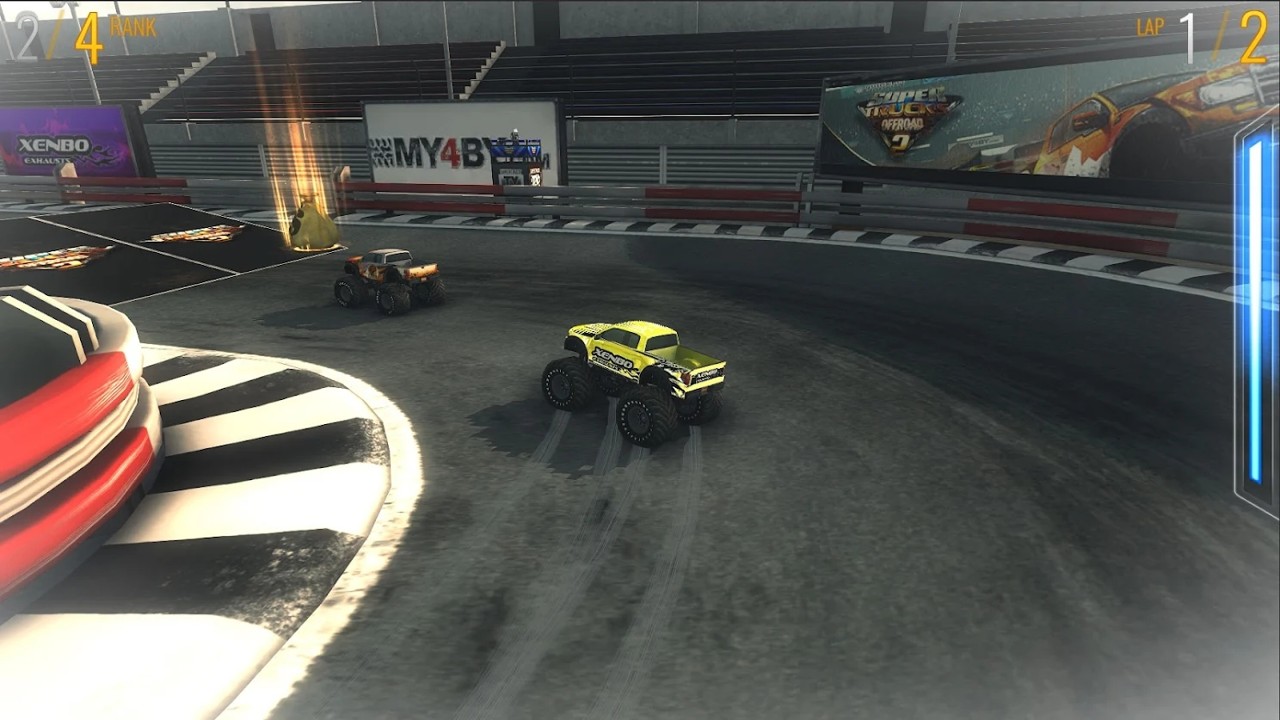 超級(jí)卡車越野賽車游戲中文版（SuperTrucks Offroad Racing）截圖4