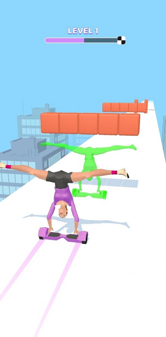 倒立障礙跑游戲最新版(Handstand Challenge)截圖1