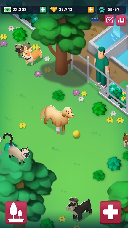 宠物医院大亨游戏版（Pet Hospital Tycoon）截图1: