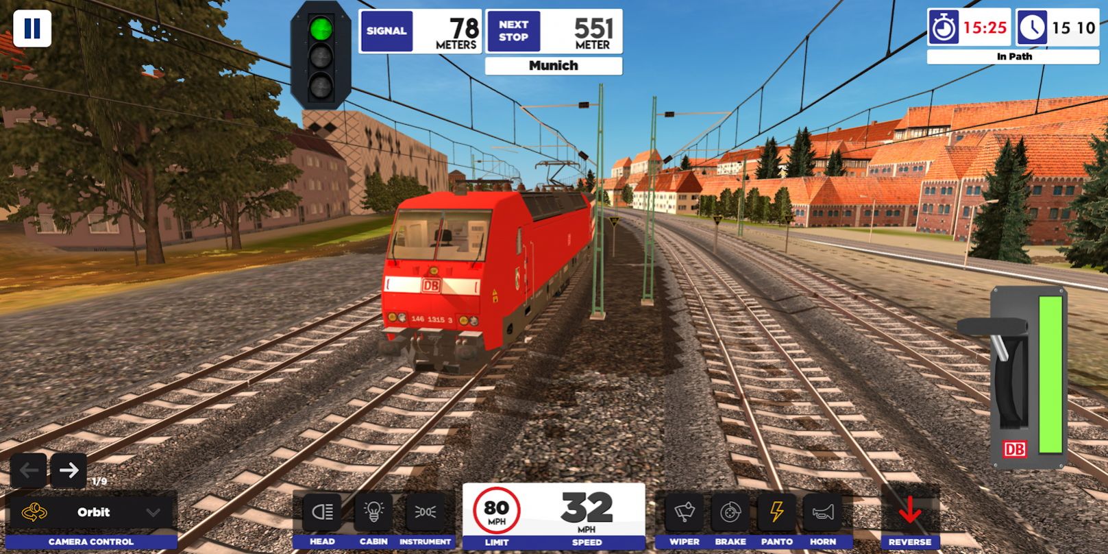 中國鐵路模擬器游戲中文版(Euro TrAIn Simulator 2)截圖1