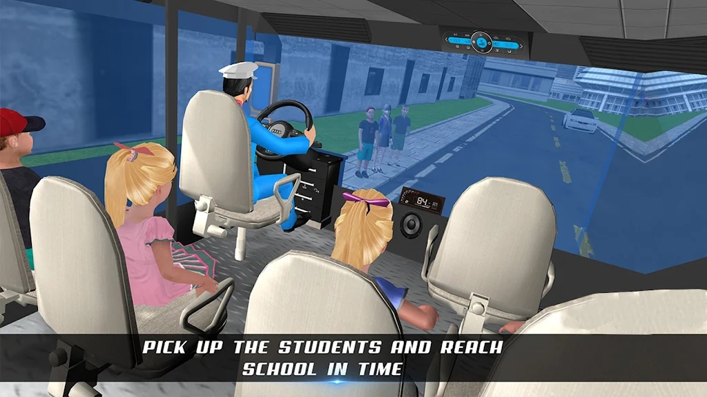 校車司機(jī)孩子們的樂趣游戲版（School Bus Driver Kids fun）截圖2