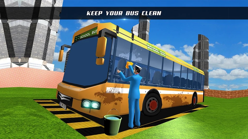校車司機(jī)孩子們的樂趣游戲版（School Bus Driver Kids fun）截圖1