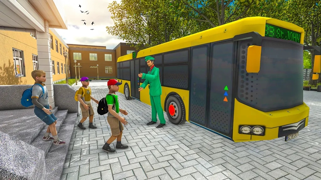 校車司機(jī)孩子們的樂趣游戲版（School Bus Driver Kids fun）截圖4