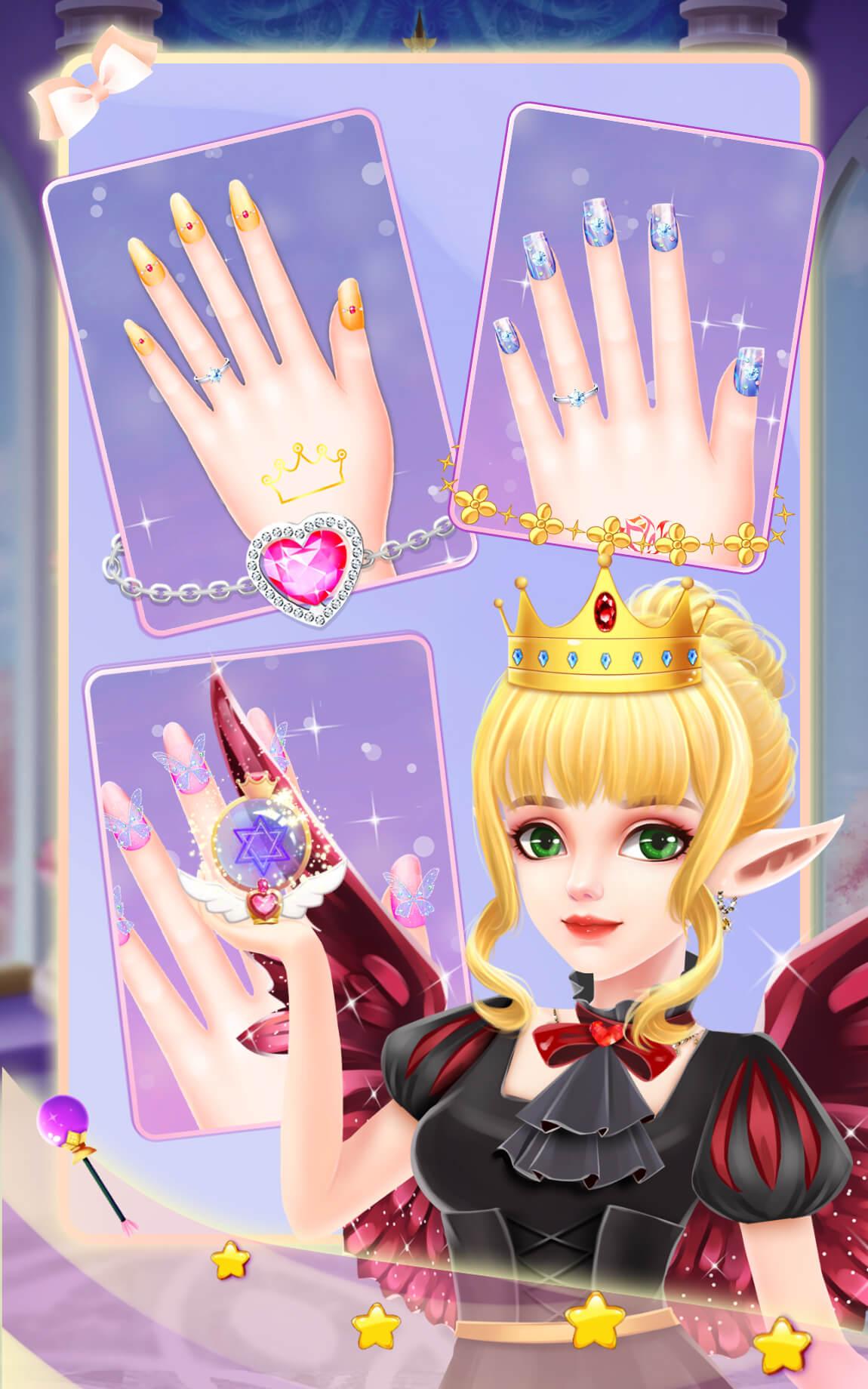 精靈公主美甲游戲安卓版下載（Fairy Princess Nail Art）截圖2