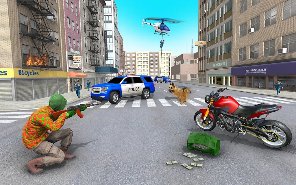 美國(guó)警犬模擬游戲安卓中文版（US Police Dog Sim Games）截圖2