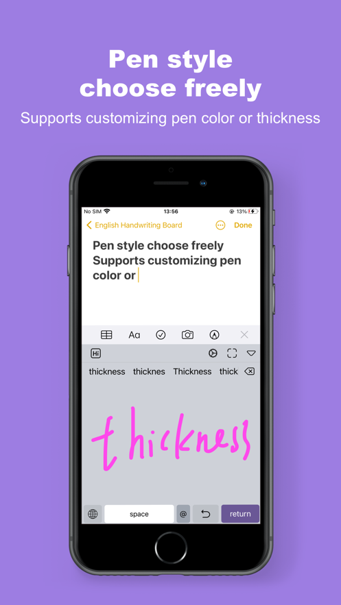 英文手写输入法App版截图4: