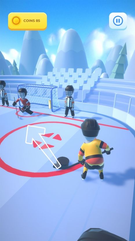 曲棍球沖突與戰(zhàn)斗游戲中文版（Hockey Clash & Fight: Shootout）截圖4