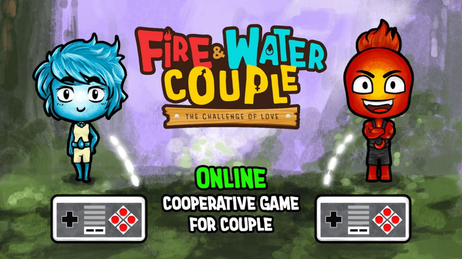 冰火少女游戲手機(jī)版(Fire and Water Couple)截圖4