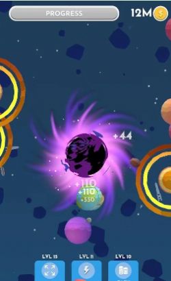 太空黑洞放置游戲版(Idle Black Hole)截圖3