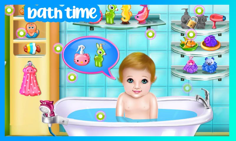 甜蜜的嬰兒沐浴游戲安卓最新版（Sweet Baby Bathing）截圖4