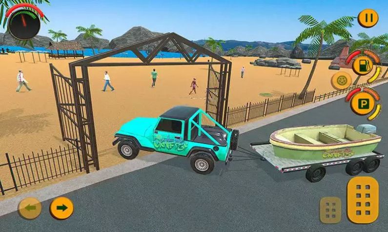 露營汽車駕駛模擬器游戲最新版（Camper Van Simulator）截圖1