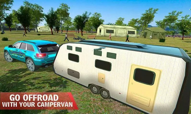 露營汽車駕駛模擬器游戲最新版（Camper Van Simulator）截圖2