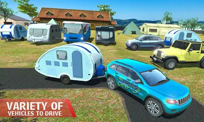 露營汽車駕駛模擬器游戲最新版（Camper Van Simulator）截圖4