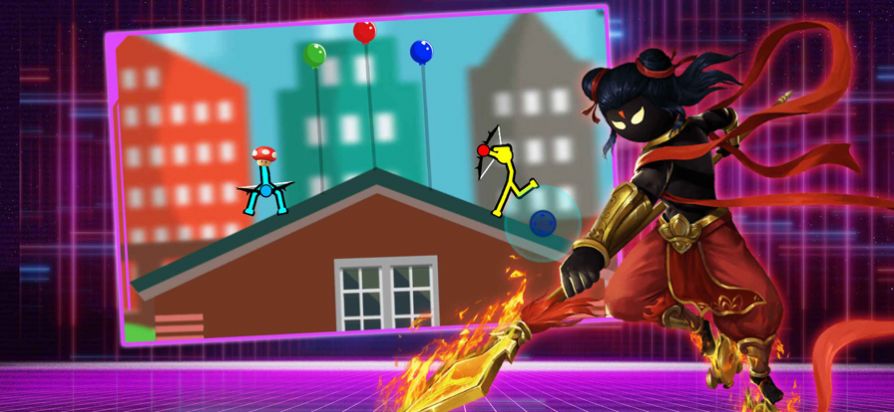 決斗火柴人戰(zhàn)爭(zhēng)游戲安卓中文版（Duel Stickman Fighting Game）截圖3