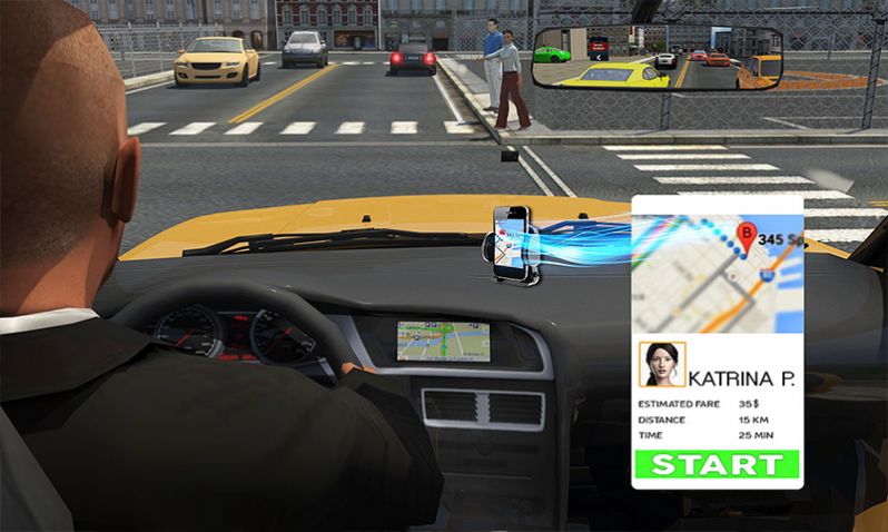 出租車駕駛模擬器2022游戲中文手機版截圖1