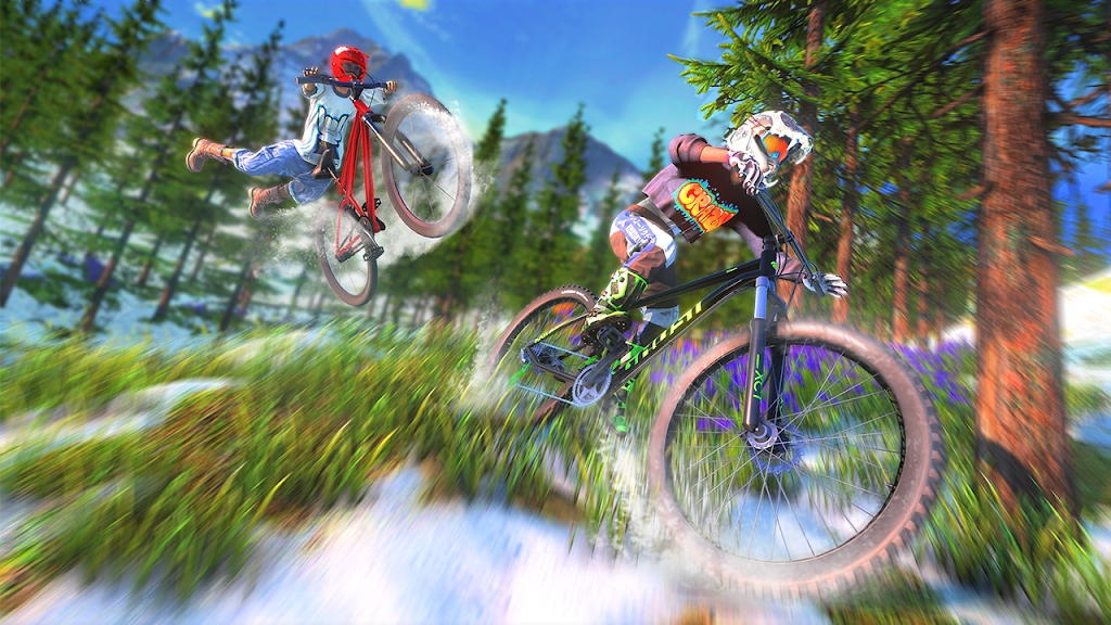 BMX自行車特技越野賽游戲版截圖2