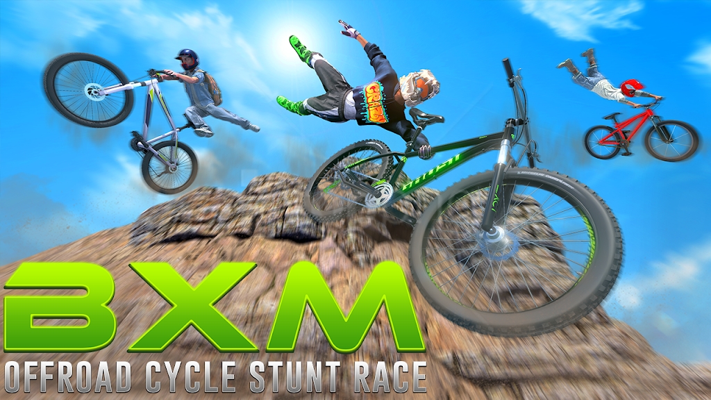 BMX自行車特技越野賽游戲版截圖1