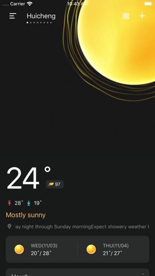 實(shí)時(shí)天氣預(yù)報(bào)app安卓版截圖2