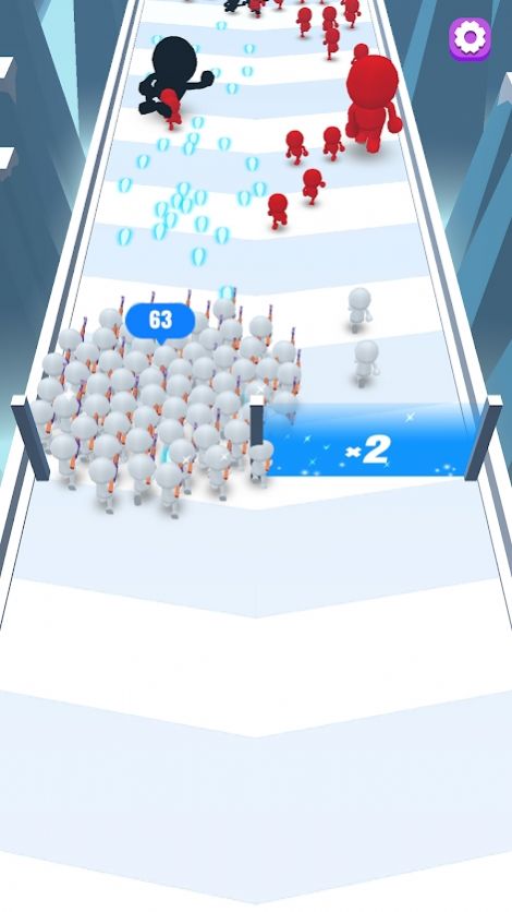 人群競賽奔跑與槍戰(zhàn)3D游戲安卓版截圖4