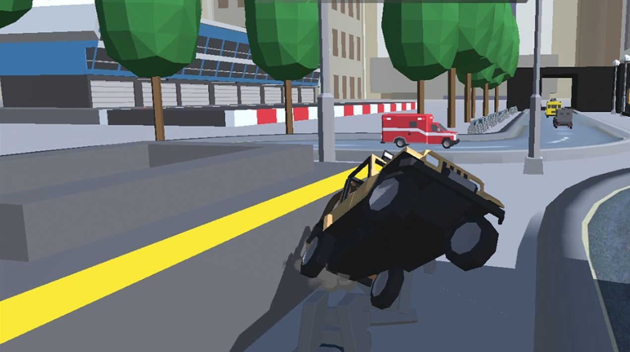 布娃娃交通游戏版（Ragdoll Traffic 3D）截图2: