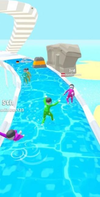 滑道障礙賽3D游戲安卓版截圖1