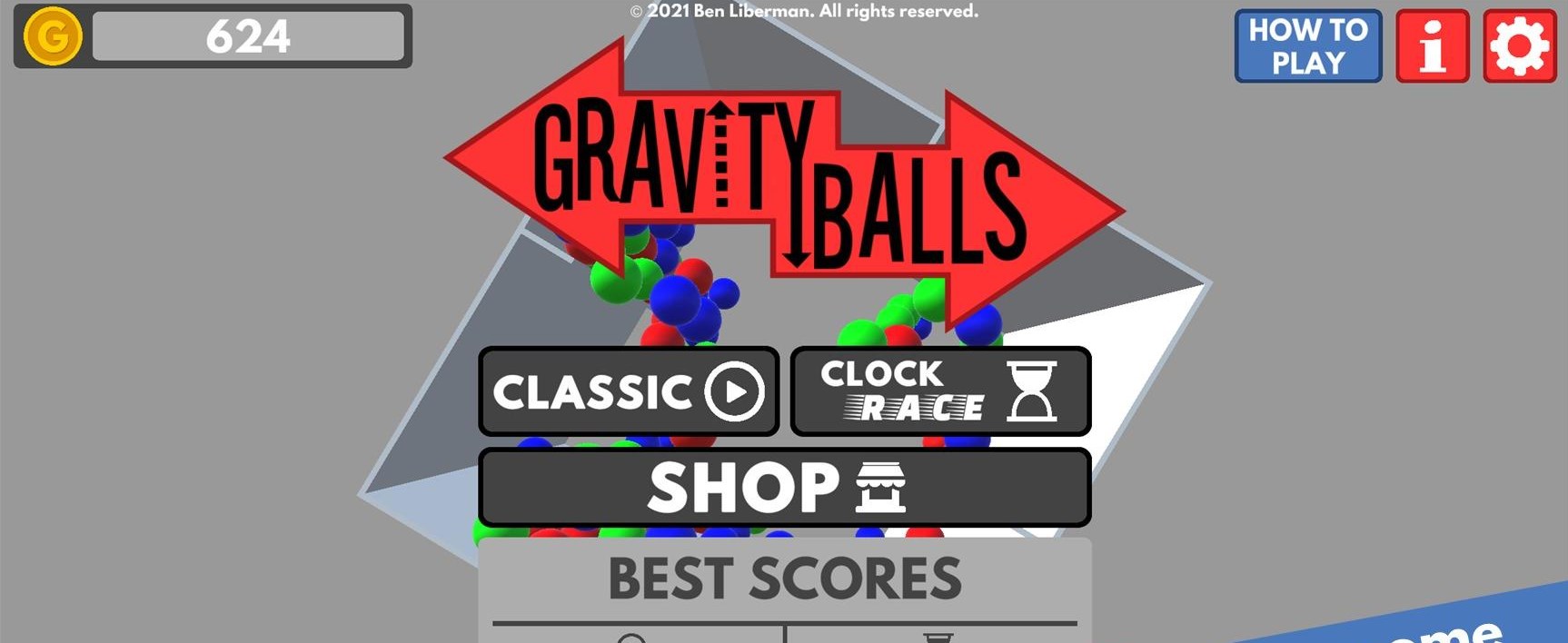 150个球游戏中文版（Gravity Balls）截图2: