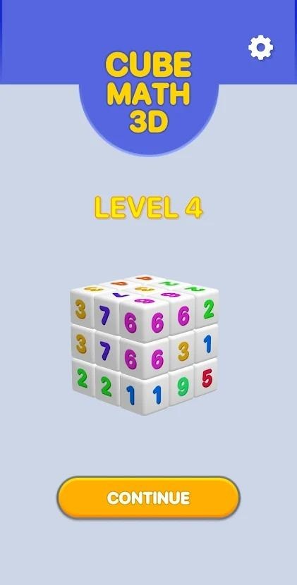數(shù)學(xué)3D魔方游戲安卓版（Cube Math 3D）截圖2