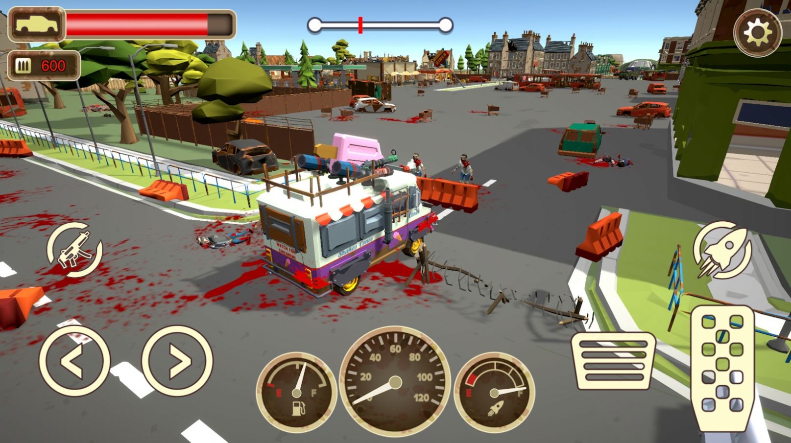 僵尸碾壓司機(jī)游戲安卓版（Zombie Driver）截圖3
