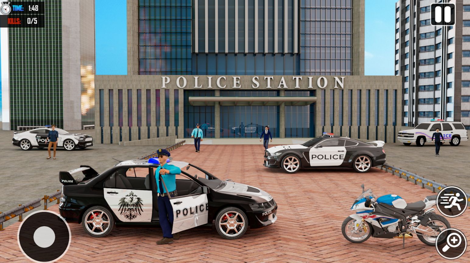 警車特技司機(jī)游戲手機(jī)版最新版截圖3