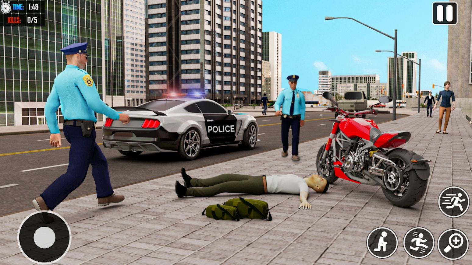 警車特技司機(jī)游戲手機(jī)版最新版截圖5