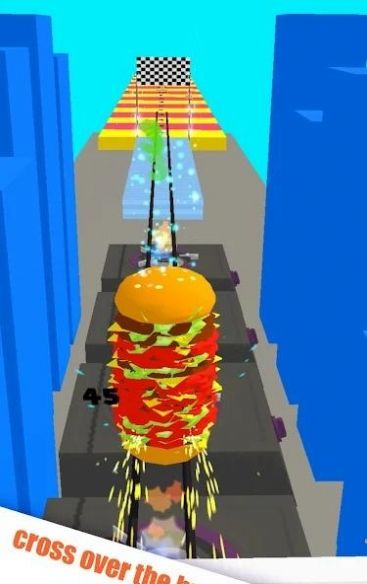 漢堡滑翔游戲中文版（Burger Gliding）截圖2