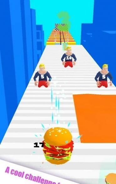 漢堡滑翔游戲中文版（Burger Gliding）截圖4