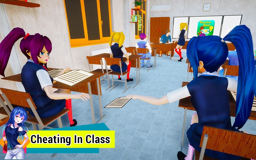 動漫女子高中游戲中文版（Anime Girl High School Games）截圖4