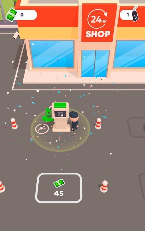 加油站老板游戲中文版（Gas Station Puzzle）截圖1