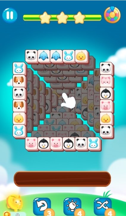 動物方塊消消樂游戲中文版（Animal Tile Match）截圖2