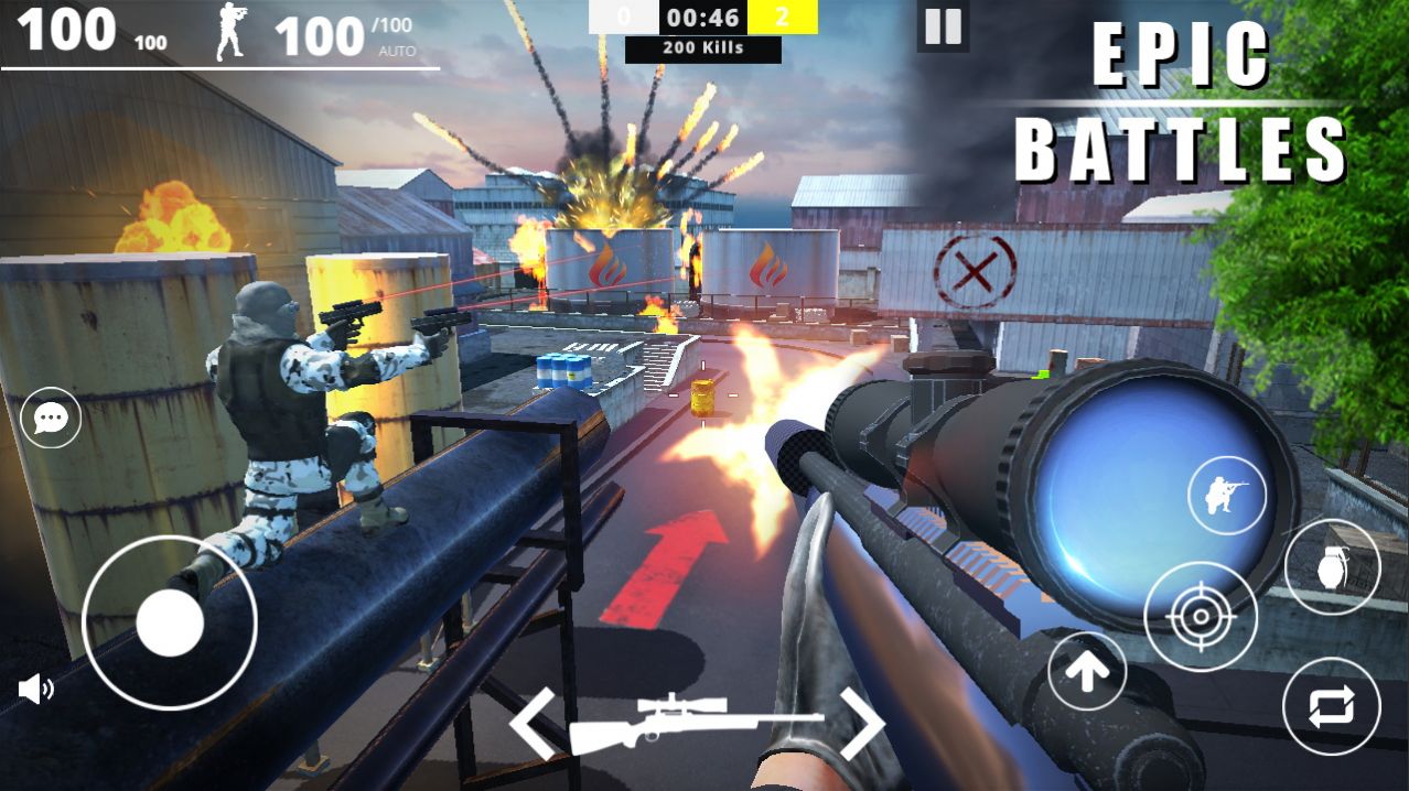 射擊行動代號獵鷹游戲最新版（Strike Force Online FPS）截圖2