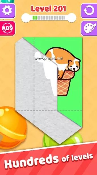紙折疊益智3D游戲中文版（Paper Folding Puzzle 3D）截圖4