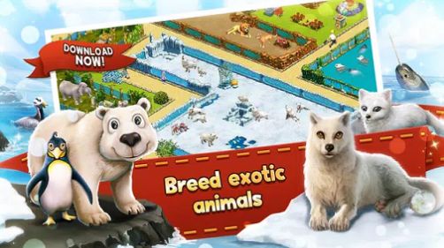 我的自由動(dòng)物園游戲中文版(My Free Zoo)截圖1