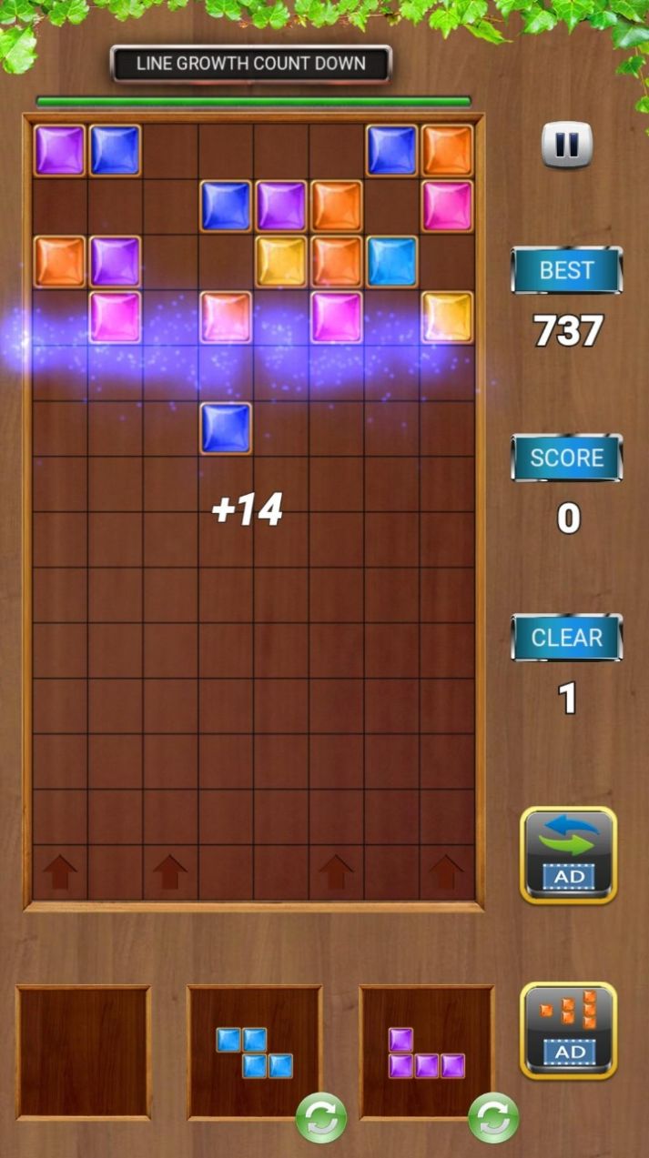 宝石方块拼图射击游戏最新版（Jewel Block Puzzle Shooting）截图8: