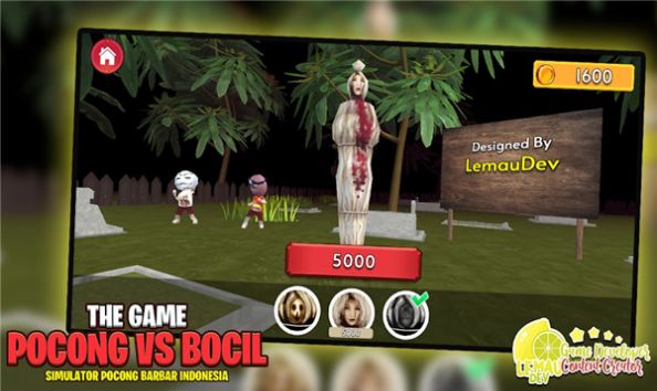 Simulator Pocong vs Bocil Kematian游戲中文版截圖2