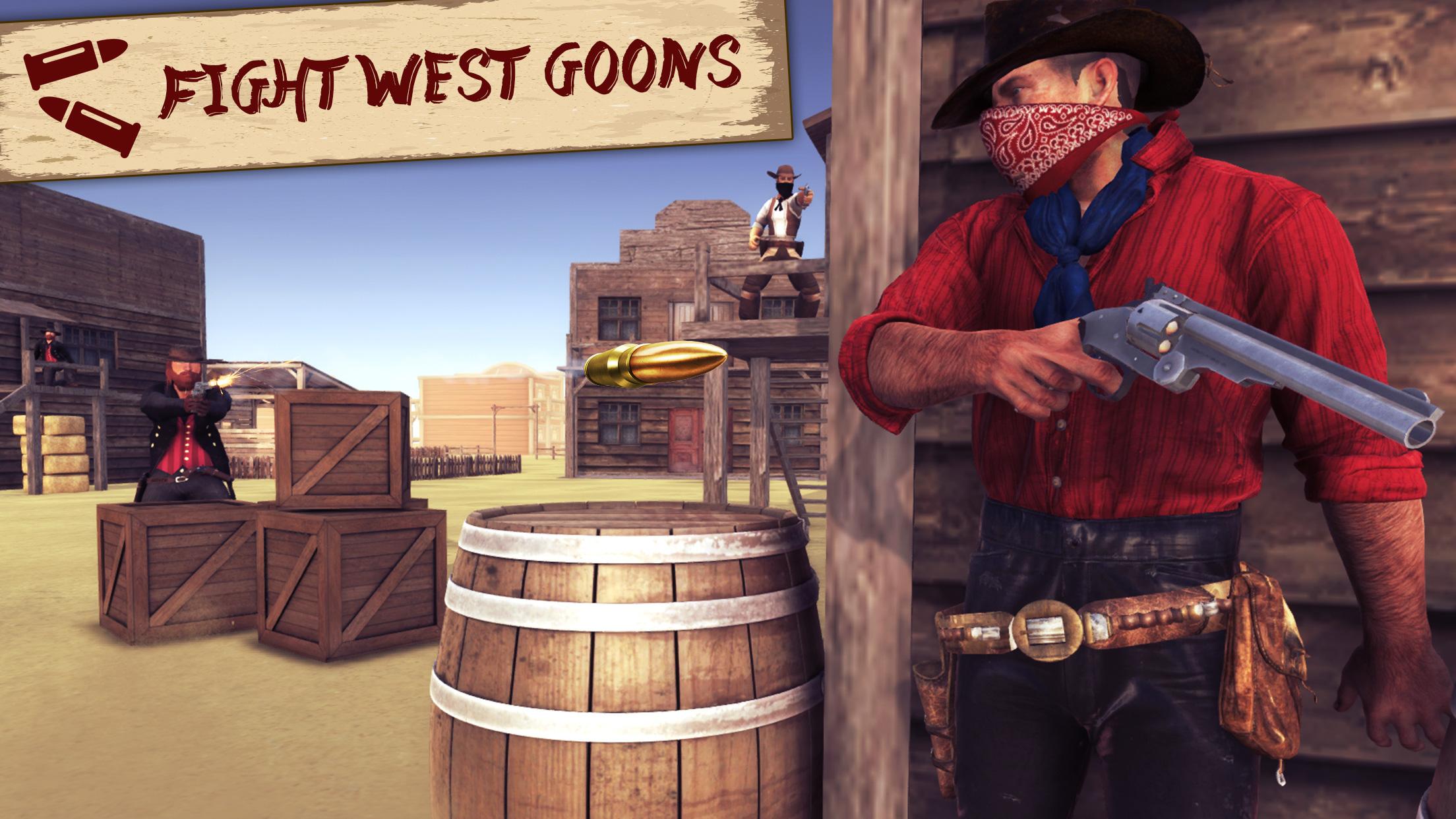 西部邊境槍手游戲安卓版（West Frontier Gunfighter）截圖3