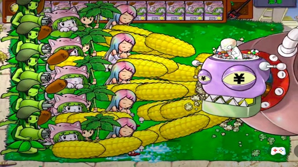 植物爭(zhēng)奪戰(zhàn)-僵尸植物娘化版游戲下載截圖3