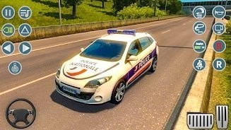 現(xiàn)代警車(chē)停車(chē)場(chǎng)3D游戲中文版（Modern Police Car Parking 3D）截圖4