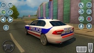 現(xiàn)代警車(chē)停車(chē)場(chǎng)3D游戲中文版（Modern Police Car Parking 3D）截圖1