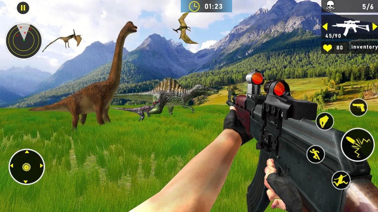 恐龍獵人致命殺手游戲中文版(DinoSaurs Hunting)截圖4