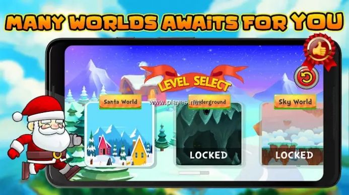 圣誕老人世界叢林冒險(xiǎn)游戲版（Santa World Jungle Adventure）截圖2