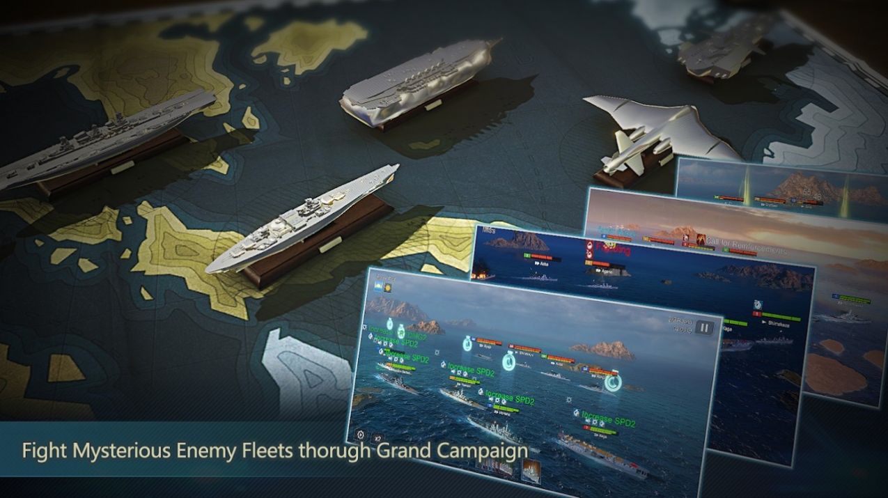 無敵艦隊戰(zhàn)艦傳奇游戲版截圖3