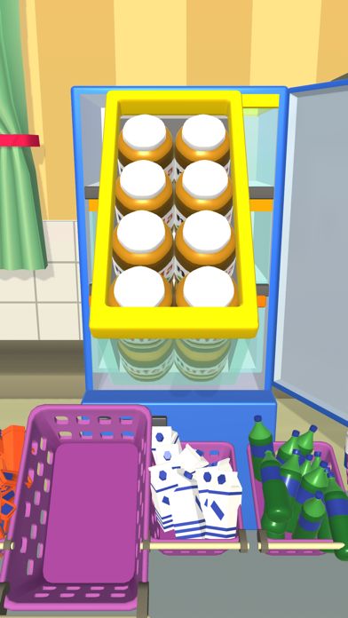 冰箱陳列室小游戲下載安裝最新版(Fill The Fridge)截圖2